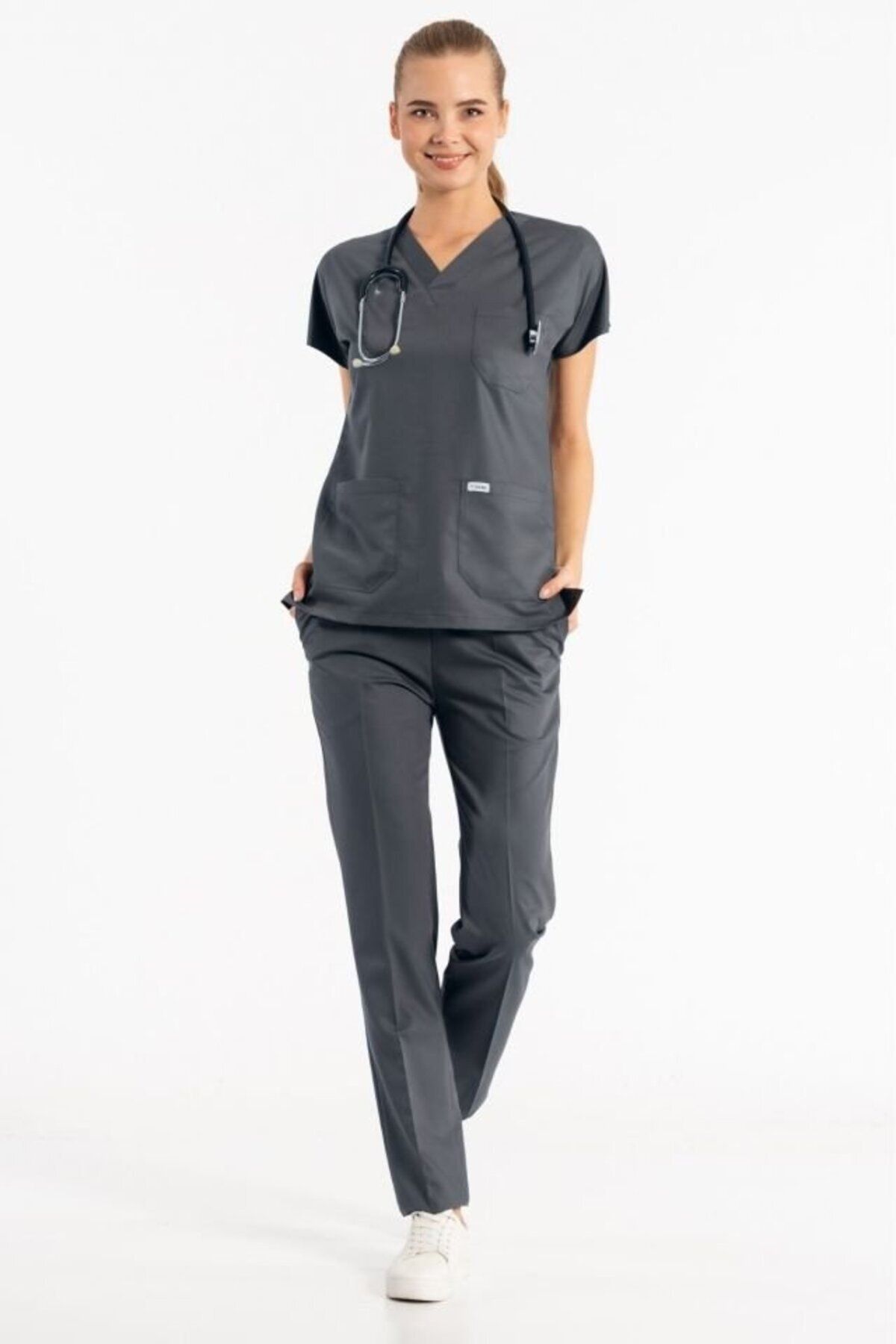 Owlet Medikal Lycra Smoked Scrubs Uniform Suit Trendyol