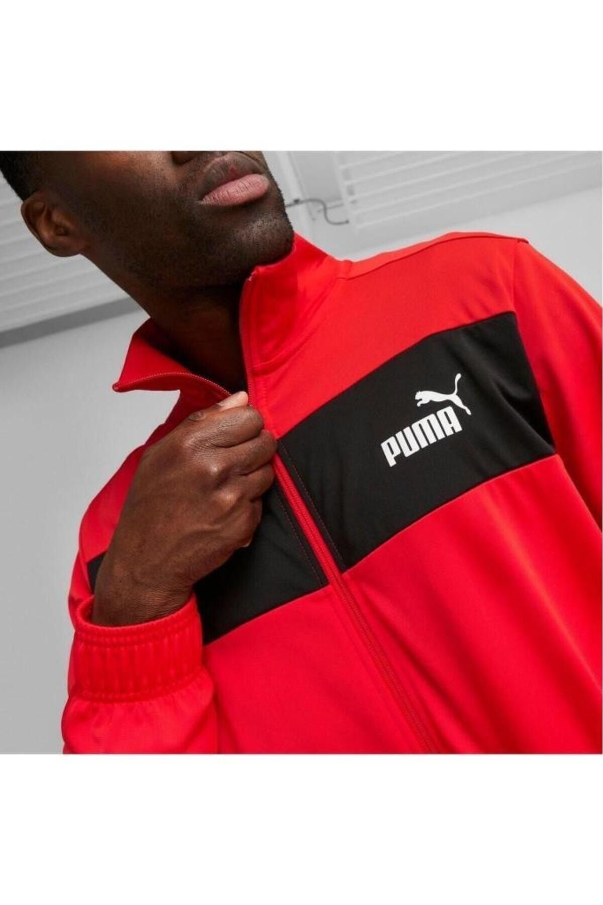 Puma Sweatsuit set Red Trendyol