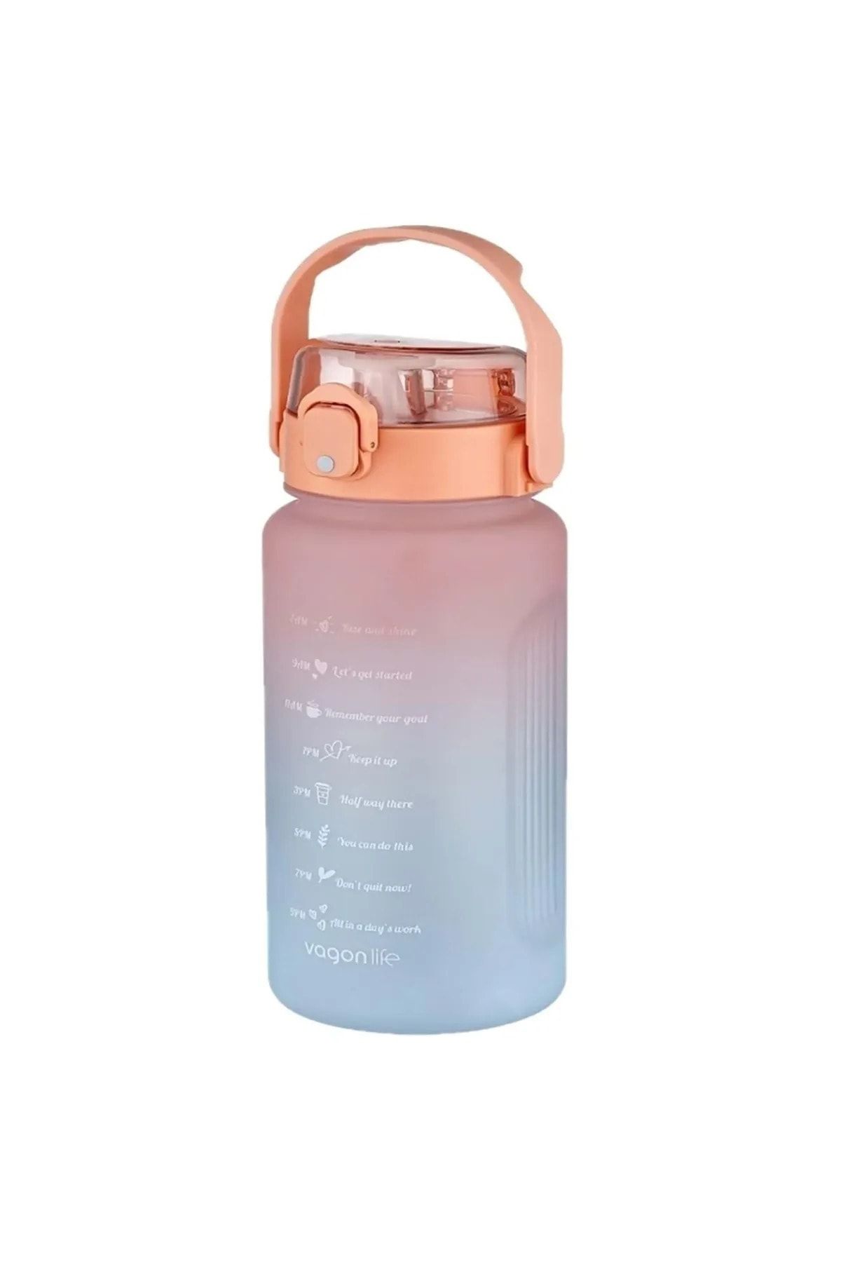 قمقمه و فلاسک آبی Vagon Uzspace 1500ml ورزشی Water Bottle Orange Blue Double Color Patara Vagonlife