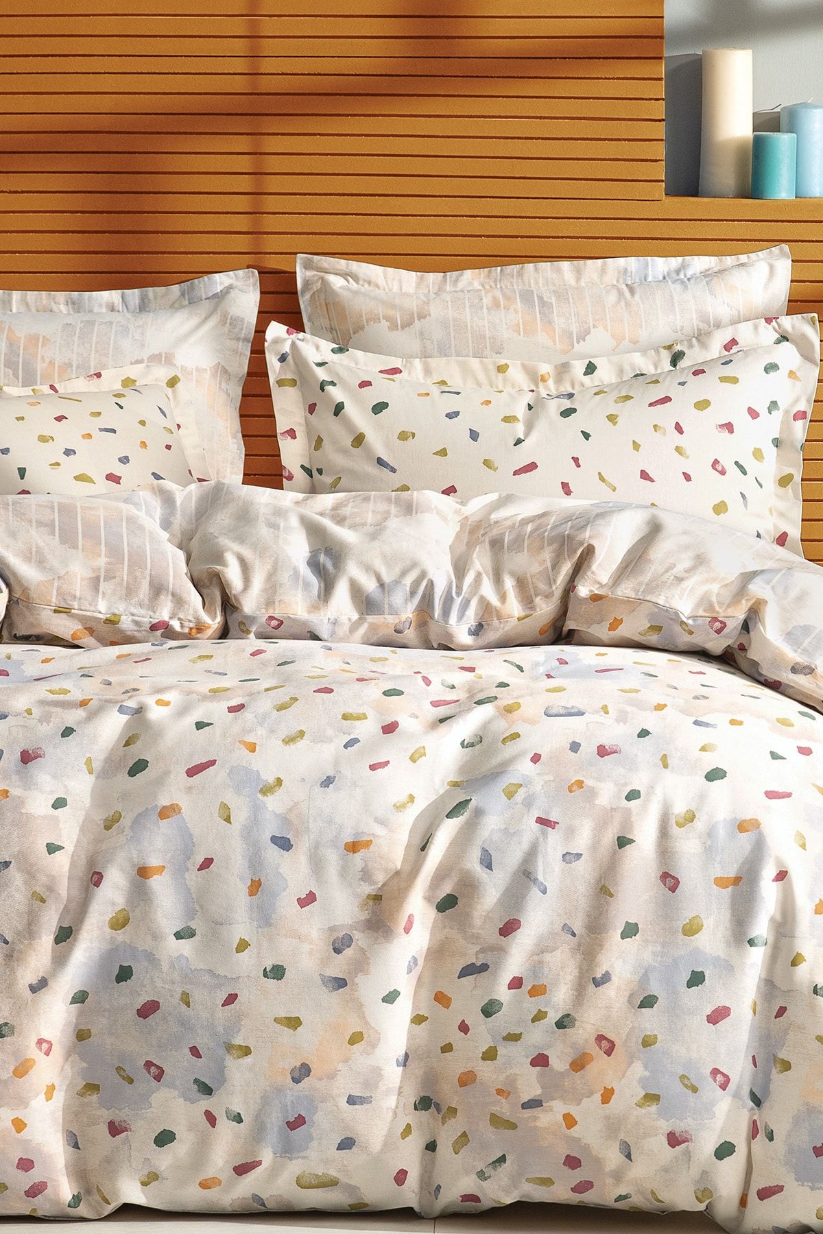 Yataş-Nimbus Lilac Double Ranforce Duvet Cover Set 2