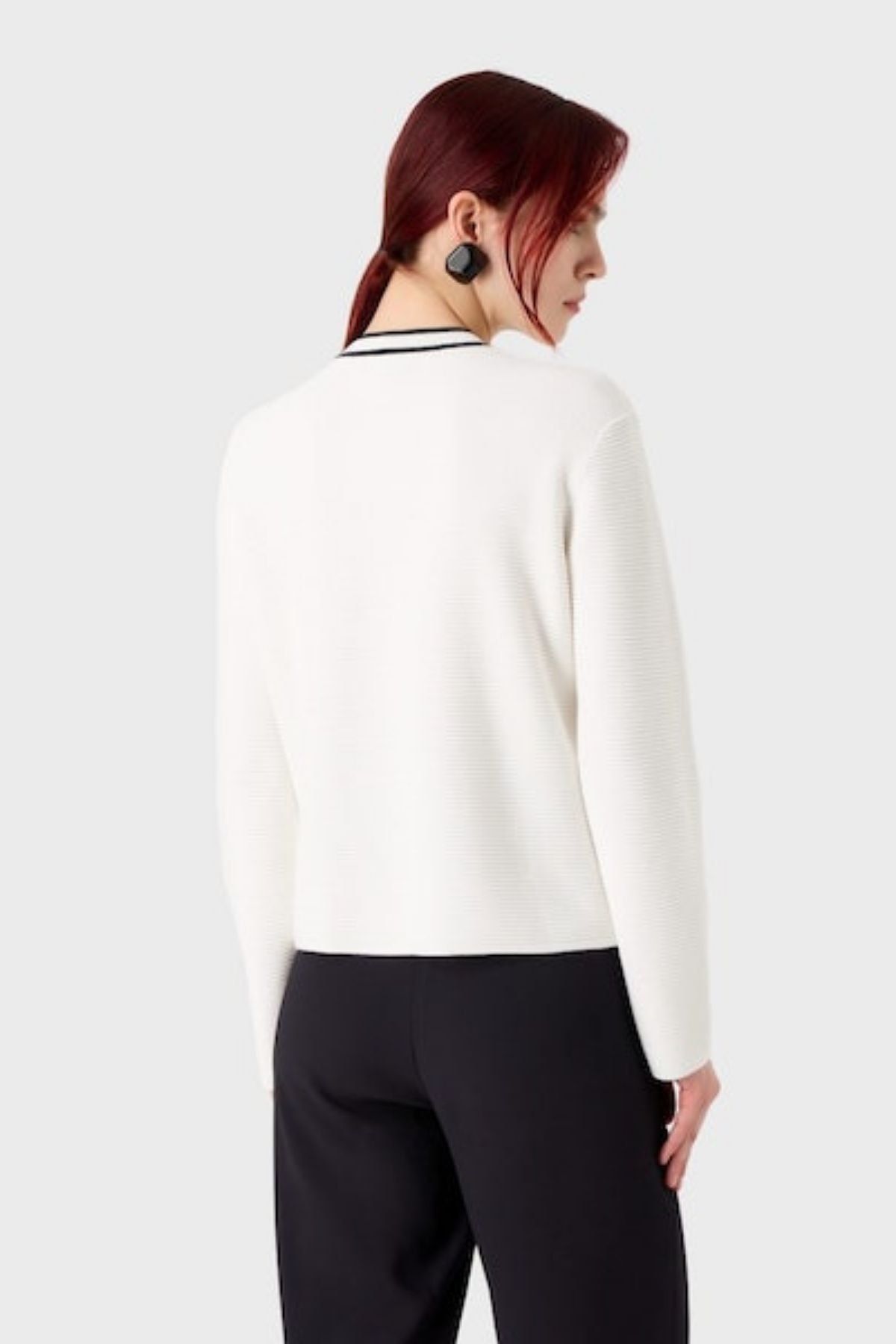 Emporio armani white jumper store
