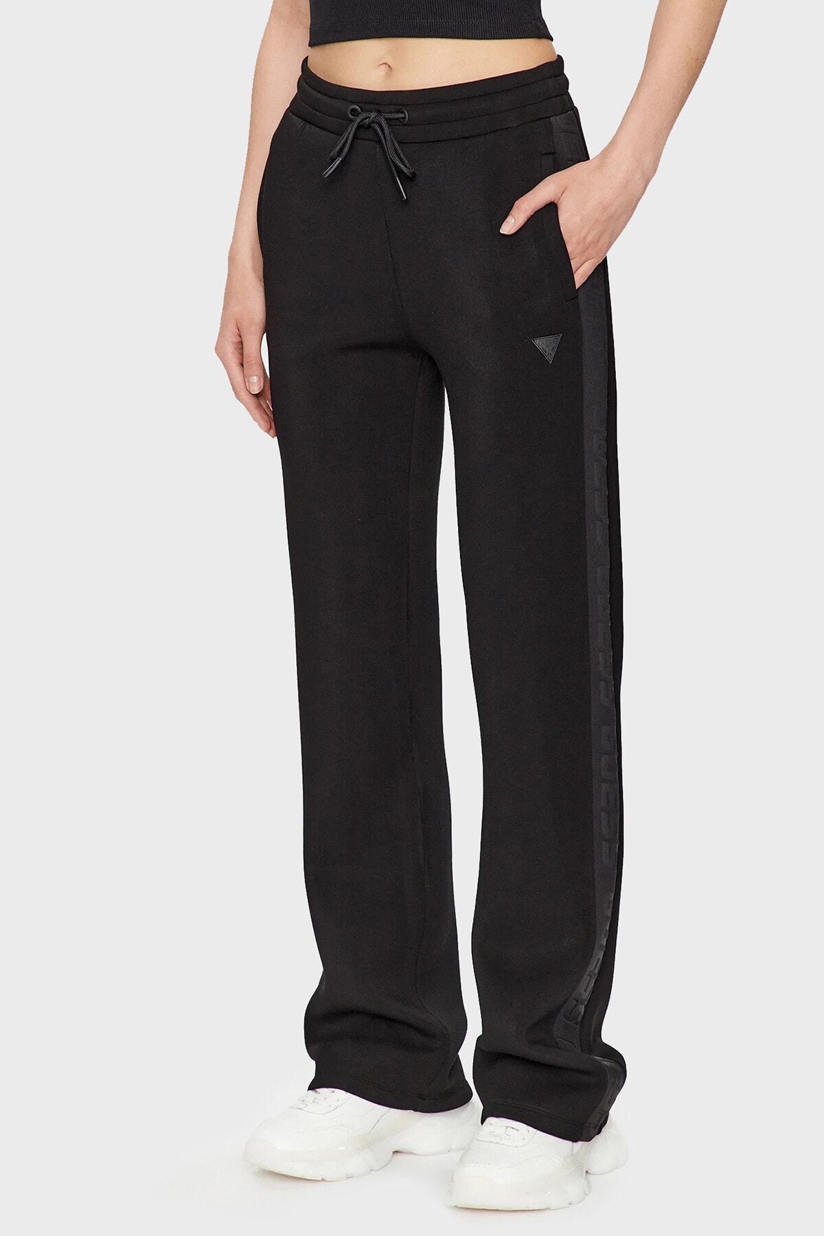 Guess Brenda Regular Fit Scuba Jogger Pantolon PANTOLON V3RB21K7UW2 JBLK