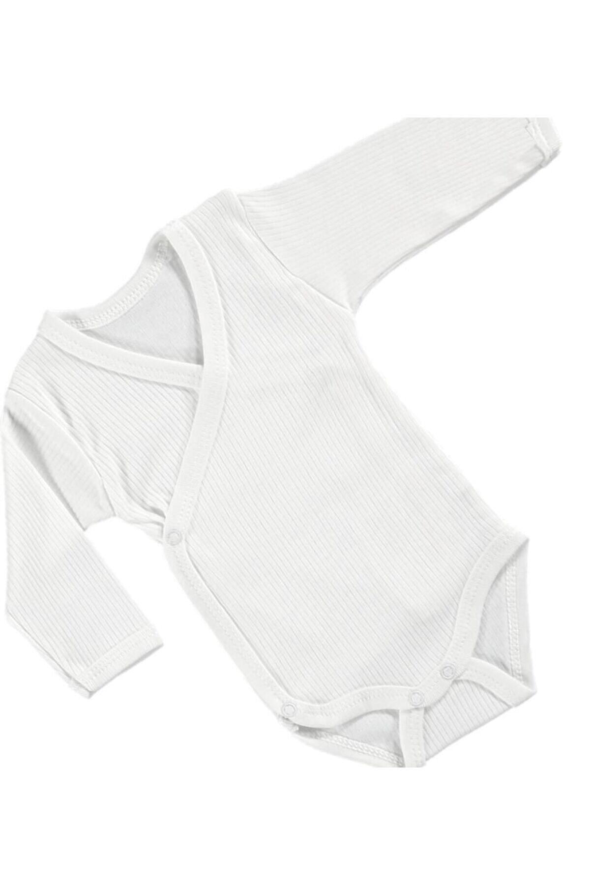 بادی نوزادی پسرانه – دخترانه سفید neocotton | neokrb01 اورجینال - تصویر 2