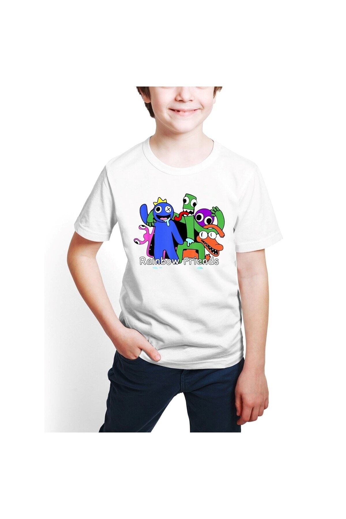 Hilosh Rainbow Friends Roblox Printed Unisex Children's T-Shirt H03