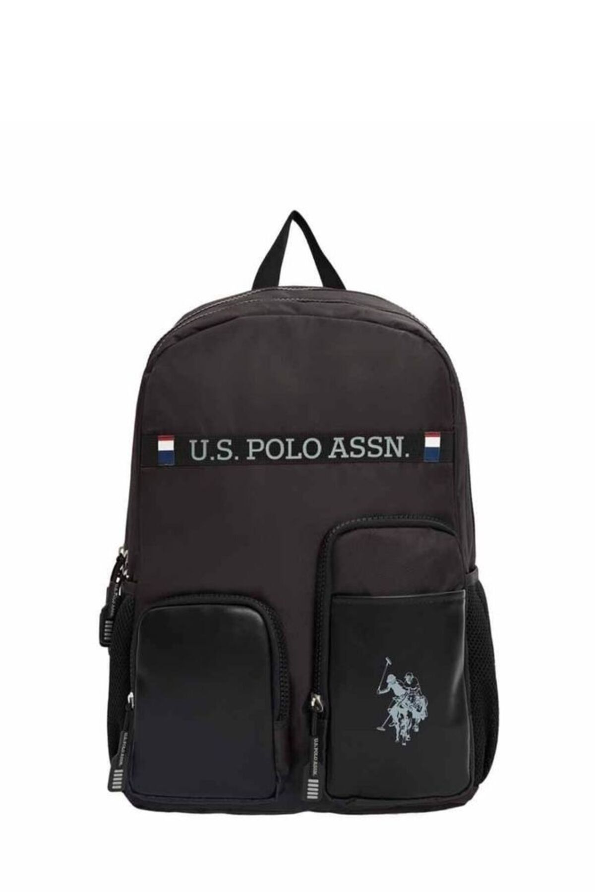 U.S. Polo Assn. BASE. Polo Assn. Black Unisex Backpack PL AN23172