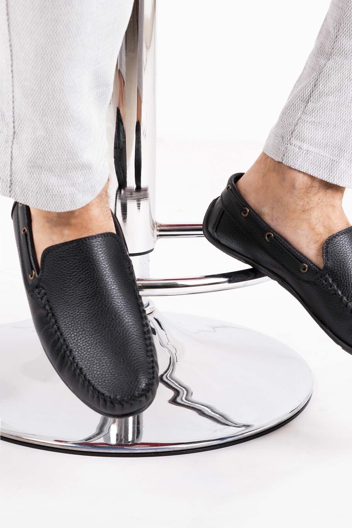 zincirport Erkek Siyah Rog Loafer Ayakkabı görsel 2