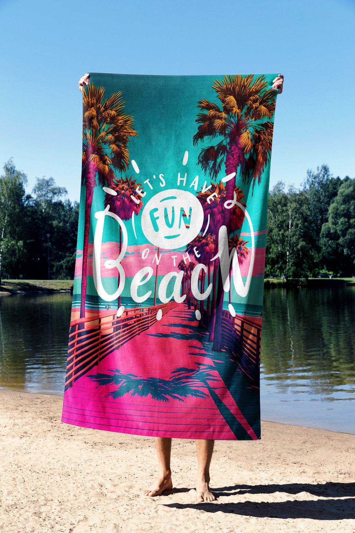 Sand repellent beach towel hot sale