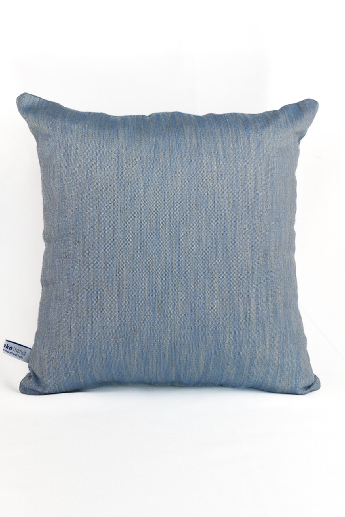 Taka Fabrics Plain Fabric 43x43 cm Size Cushion Cover for Multi