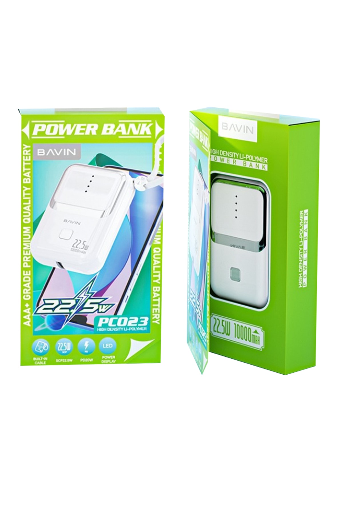 10000 Mah İos Ve Android Uyumlu Powerbank Type-c Lightning Güç Deposu 4