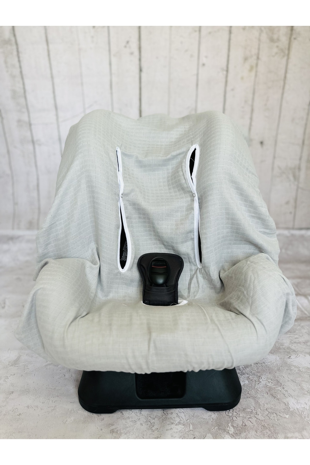 JUNİPERUS Bebek Müslin Oto Koltuk Puset Kılıfı Lastikli fotoğrafı 4 (önizleme)