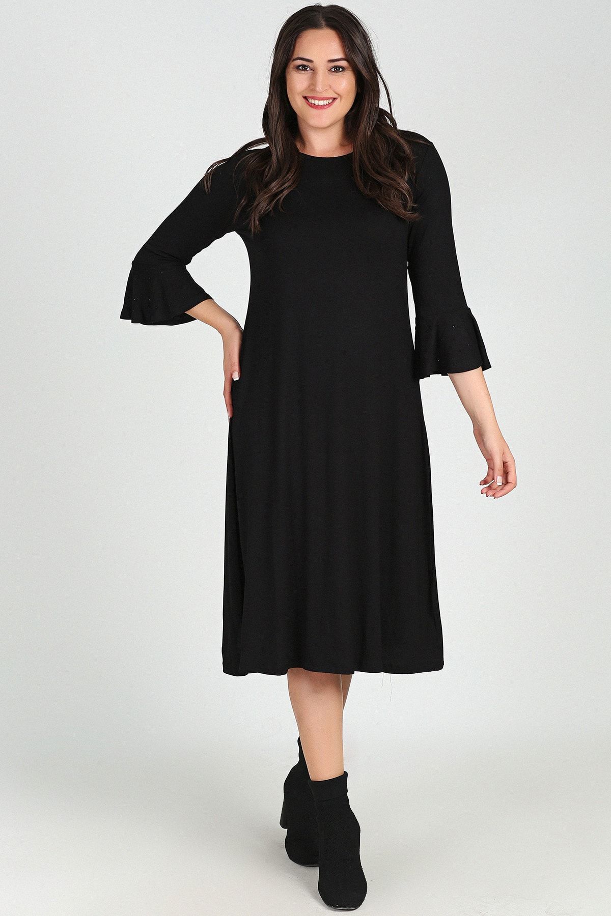 gros bras volan longue robe