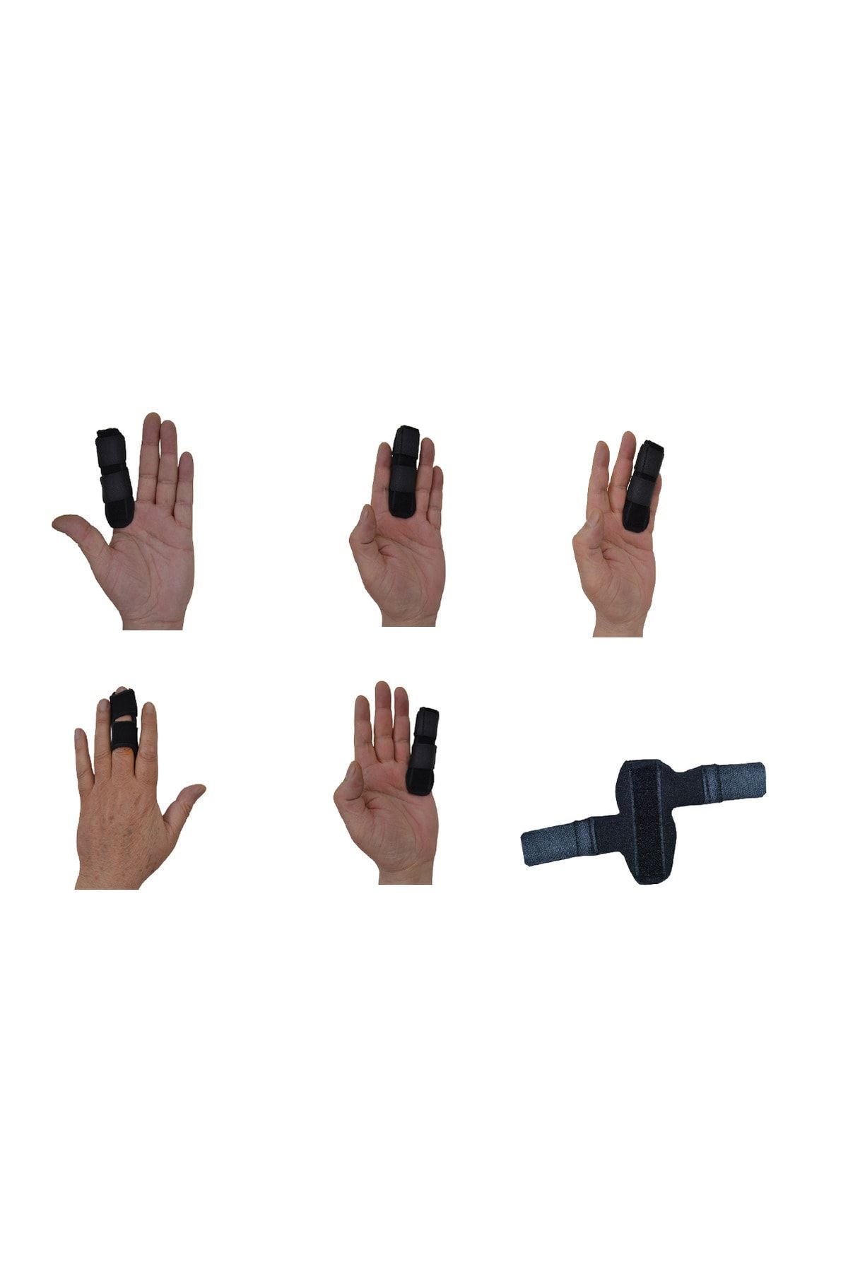 SNOWTEKSS-3 Pieces Adjustable Trigger Finger Fixing Splint (Used for 5 Fingers) 1