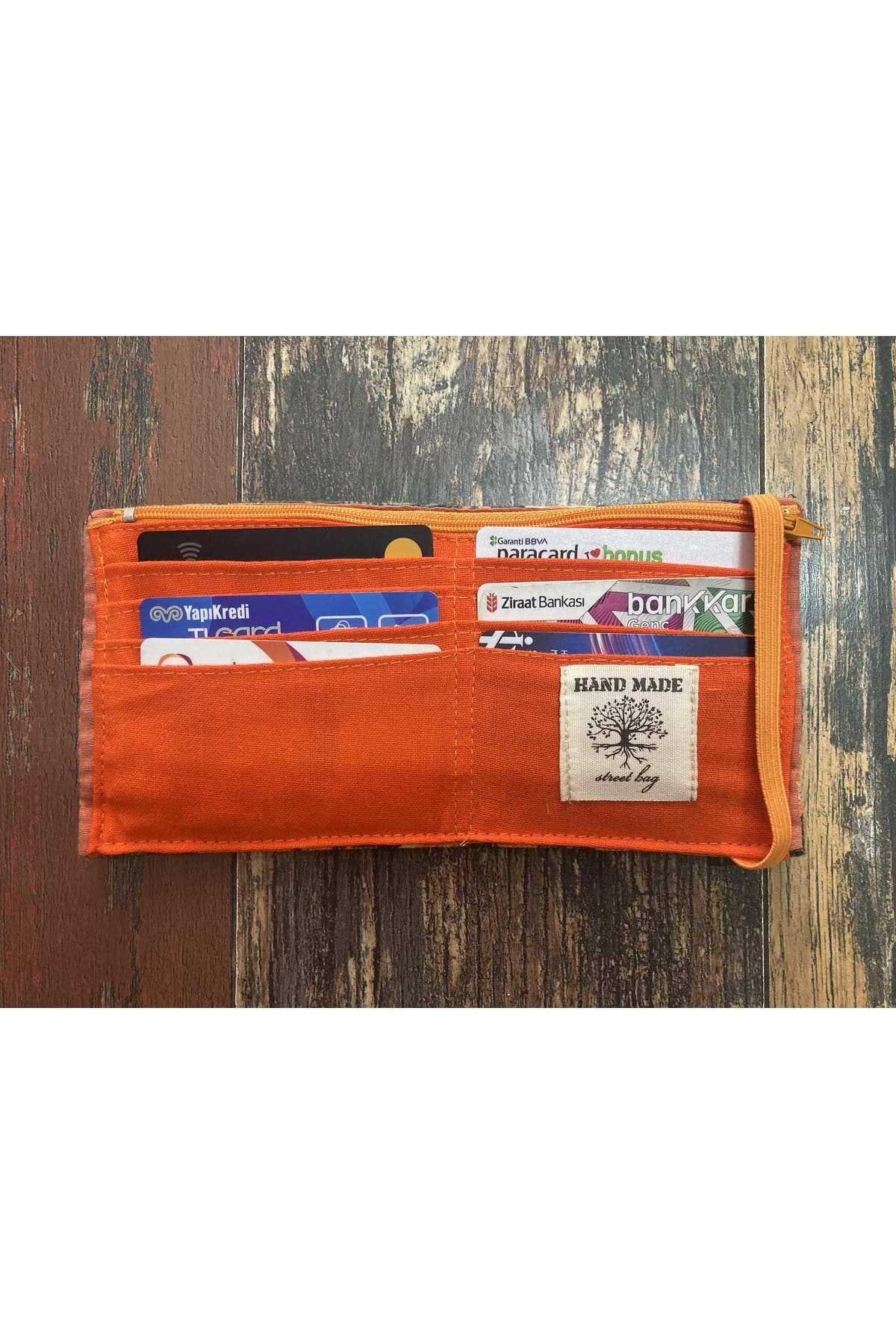 کیف پول مردانه نارنجی Street Bag | 11650 اورجینال - تصویر 3