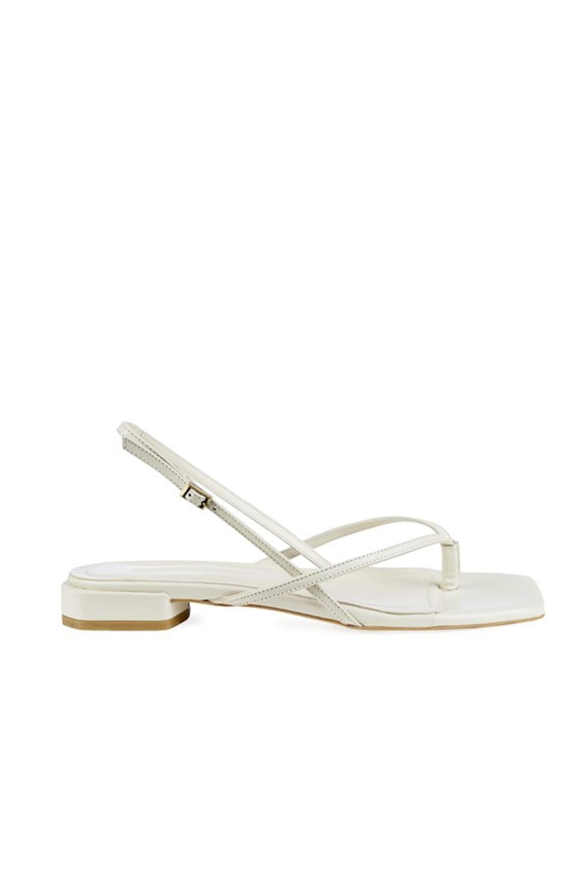 Beauty Omelette Kırık Beyaz Parmak Arası Deri Sandalet Fiyatı, Yorumları Trendyol
