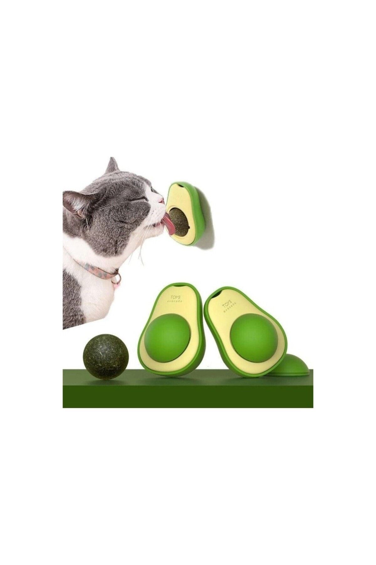 pekial-Green Mayn Avocado Catnip Cat Grass Ball and Mint Toy 1