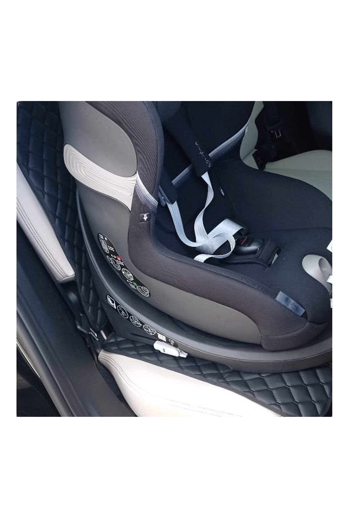 Hijyen Bebek Deri Koltuk Koruyucu / Krem fotoğrafı 4 (önizleme)