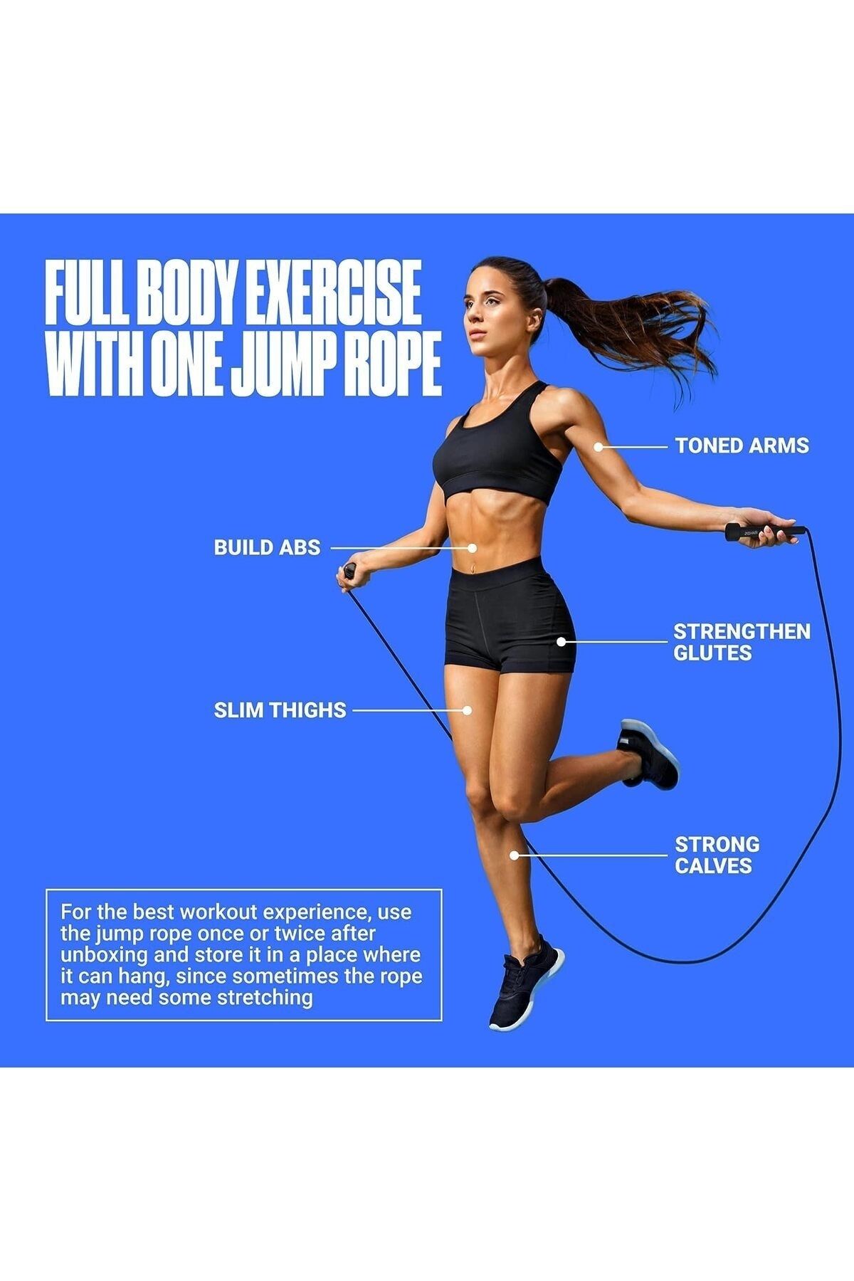 Sporsize-Speed Rope - Adjustable Length Jump Rope 280 CM 5