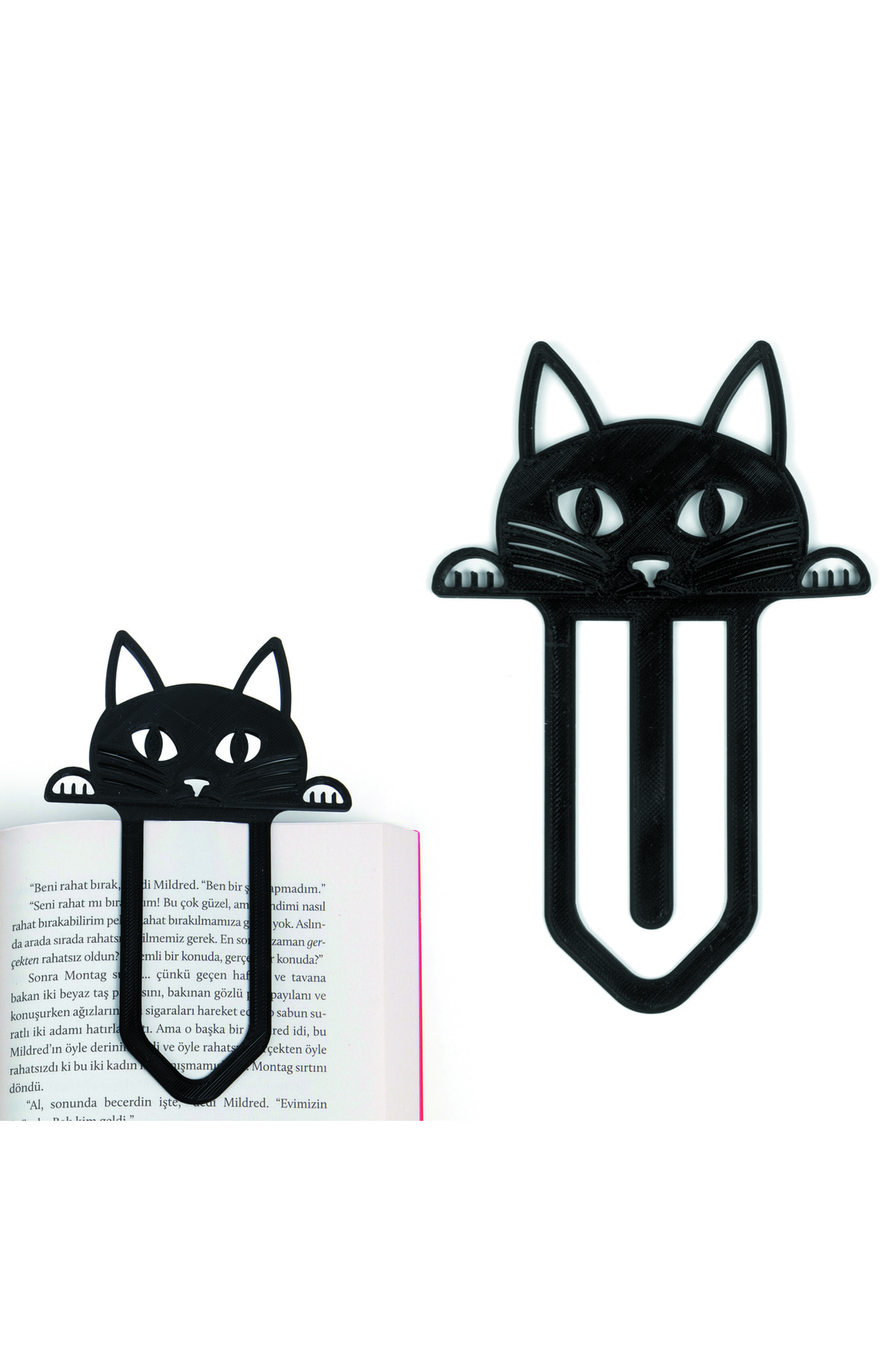 BCOVERART 3d Ayraç Pisicik Siyah