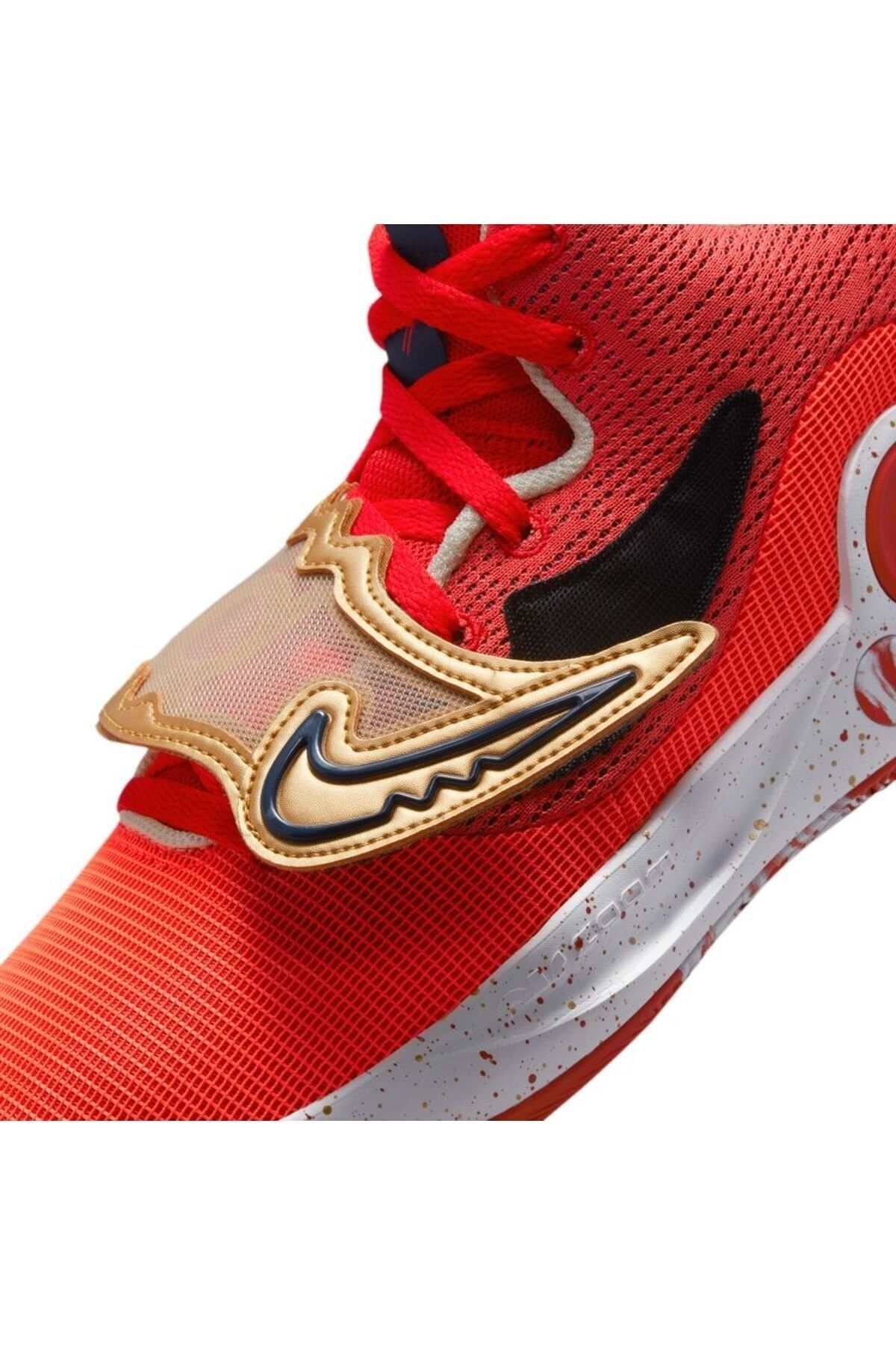 Gold and deals red nike sneakers
