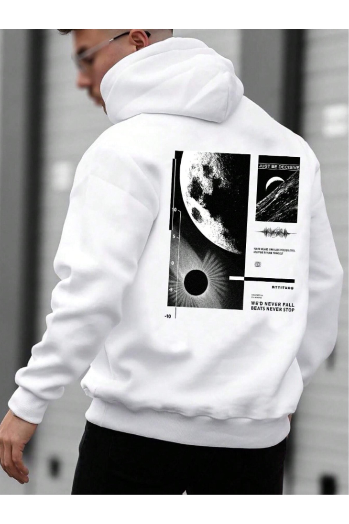 سویشرت  JUST-BE-DECISIVE-ŞİZOFREN