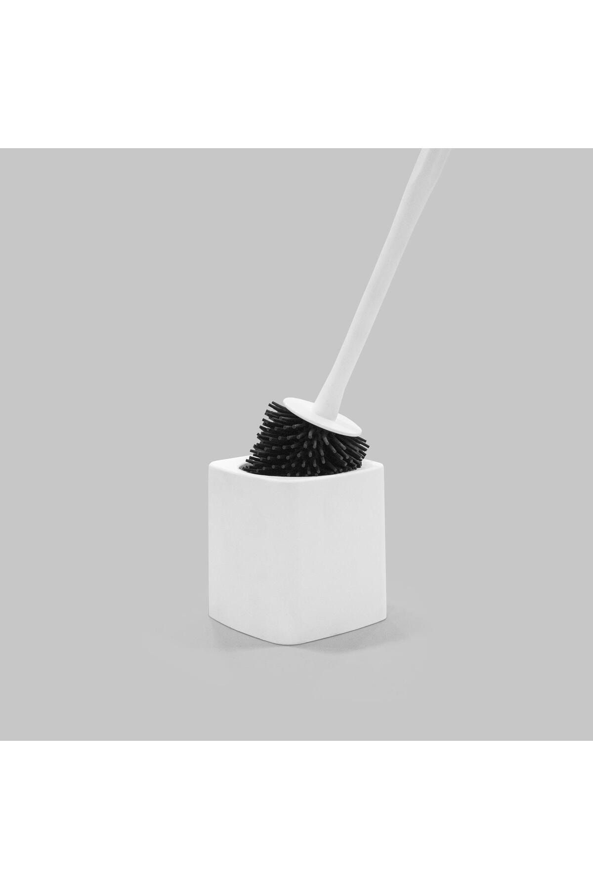 Siliwax-Eco Silicone Toilet Brush-white 2