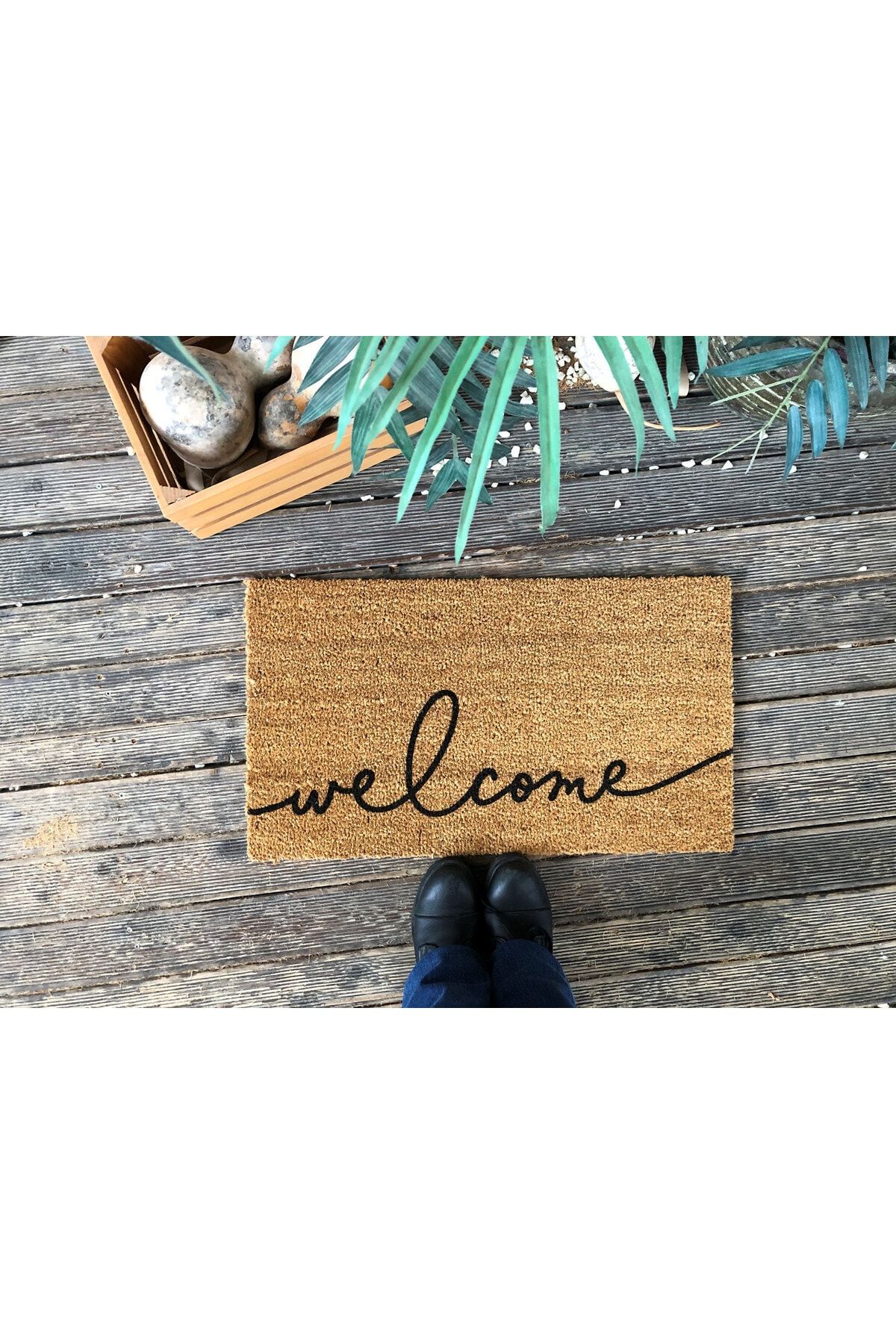 LAMONETA-Simple Welcome Doormat / Simple Welcome Door Front Koko Mat 3