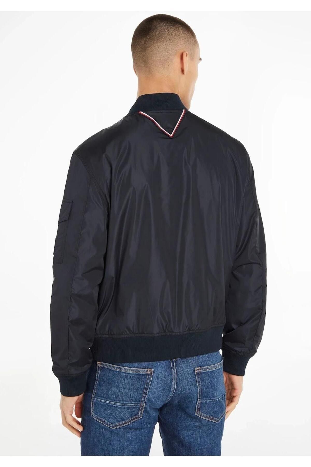 Tommy hilfiger parka black hot sale