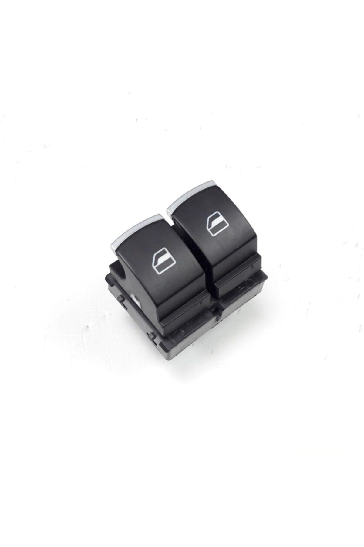 MCAR Vw Transporter T6 2016-2019 Sol Sürücü Kapısı Cam Açma Düğmesi Tuşları Çiftli Kromlu 5k3959857c