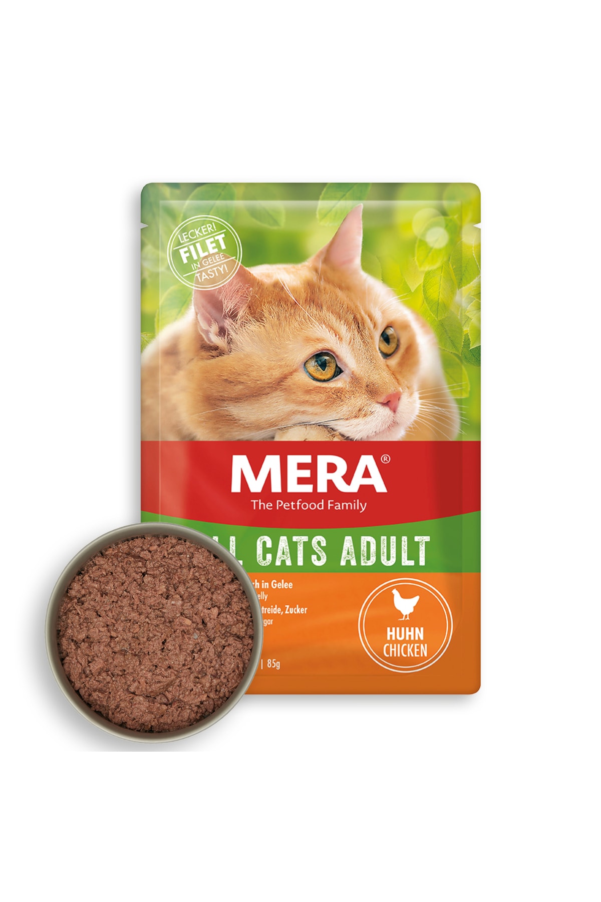Mera The Petfood Family Mera All Cats Adult Tavuklu Pouch Islak Mama