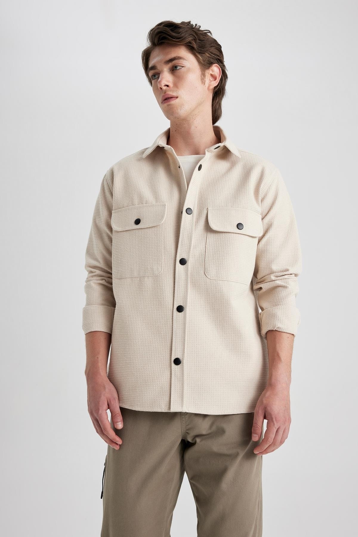 پیراهن مردانه دفاکتو | A6872AX23AU Defacto - Image 3