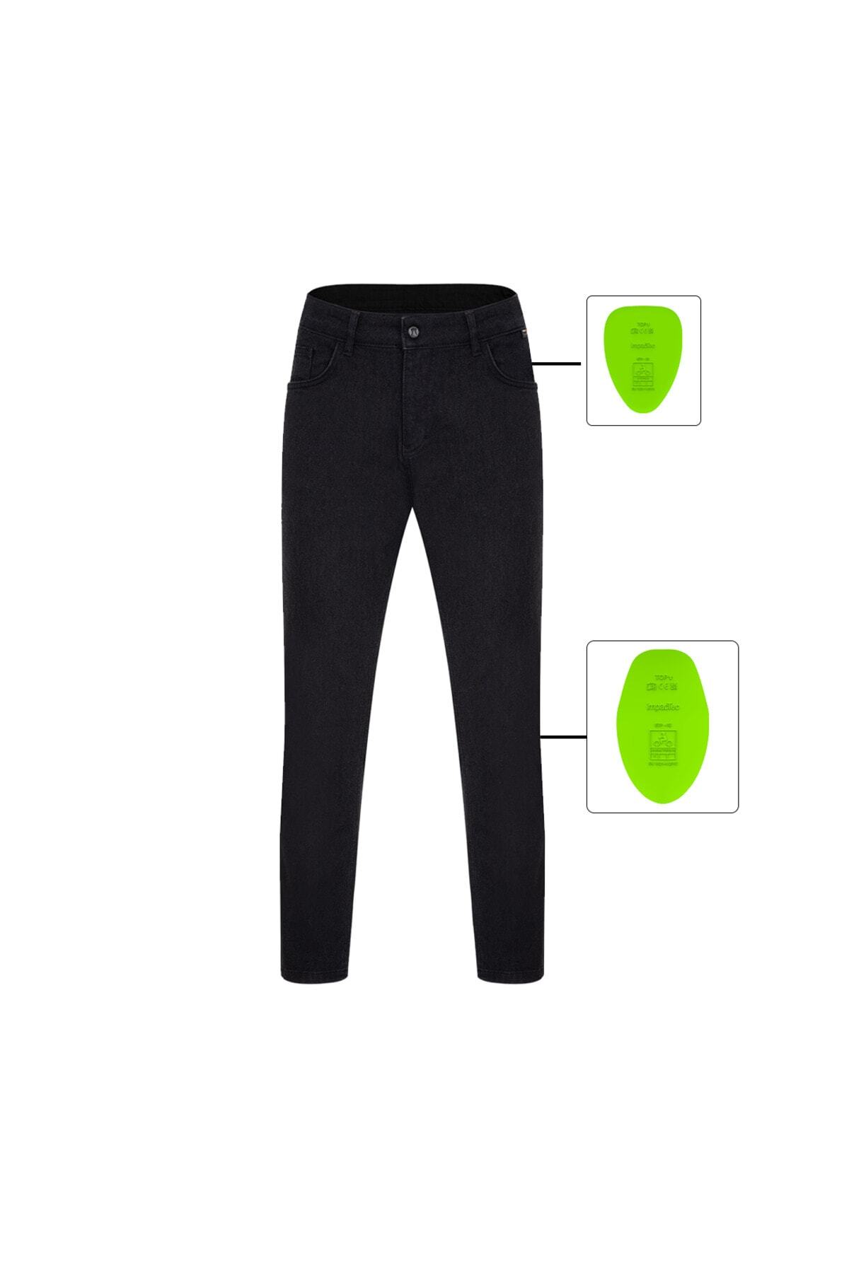 Tech90 Vecton Ad Lite Black Cordura Motosiklet Pantolonu