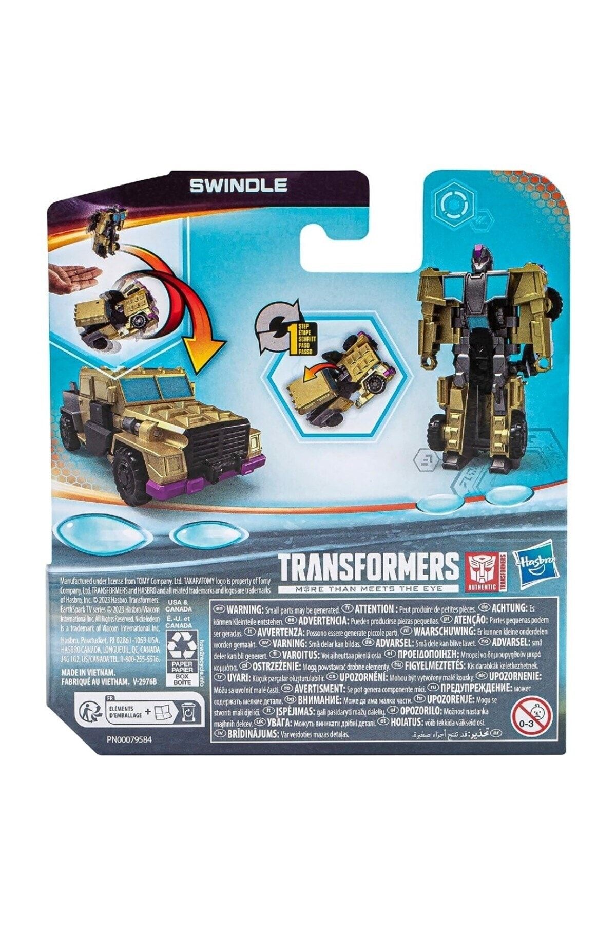 transformers-Earthspark One-Step Transforming Figure Swindle 5