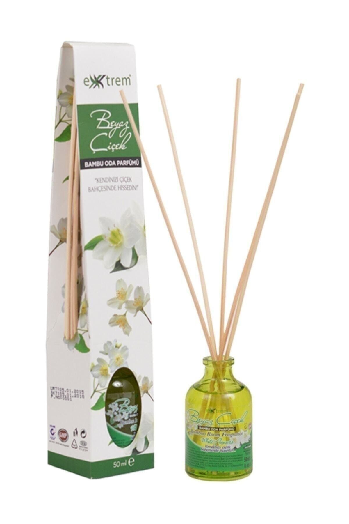 Extrem Oda Kokusu Beyaz Çiçek Bambu Çubuk 50 ml Fiyatı, Yorumları