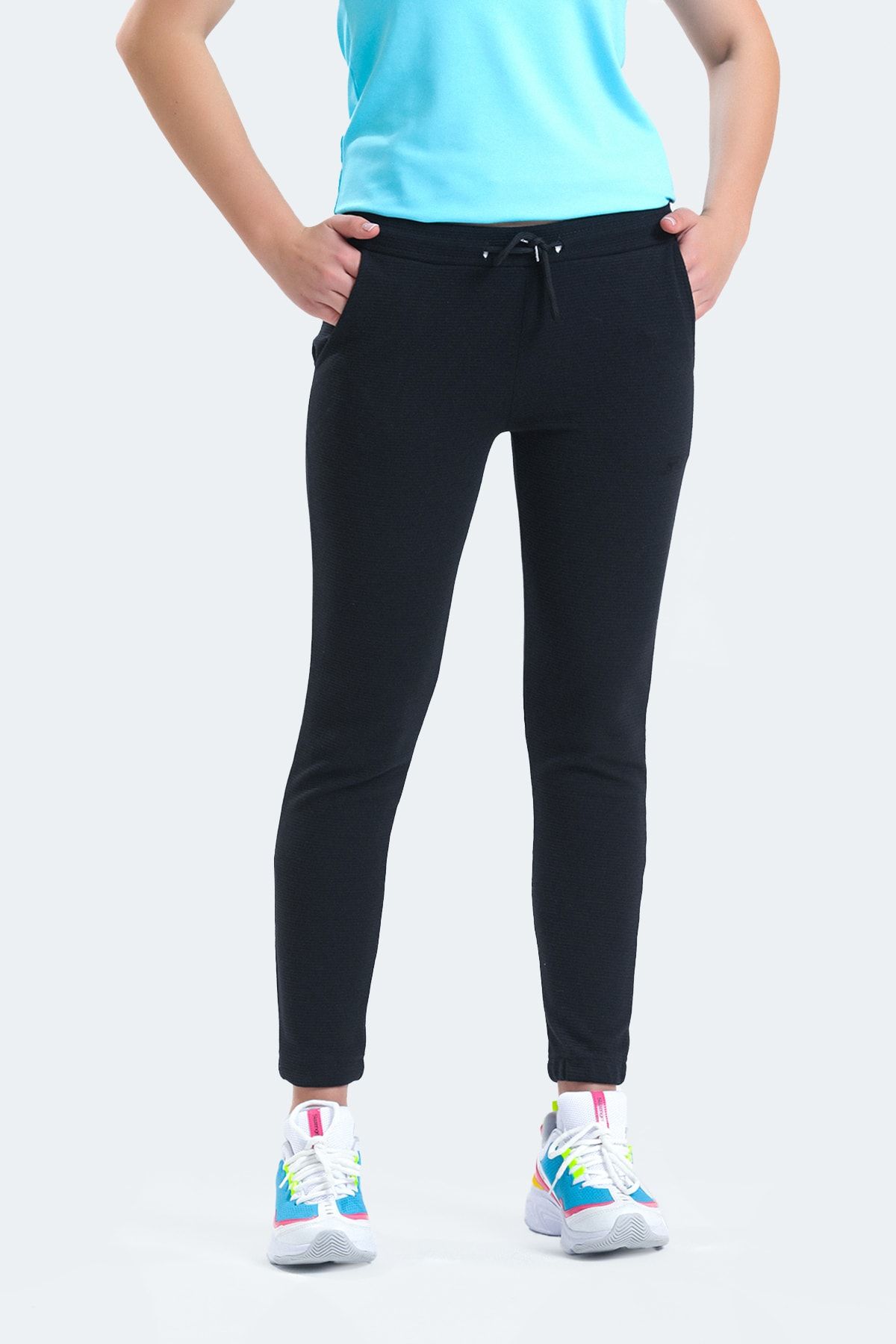 Slazenger Poll I Women's Sweatpants Dark Gray - Trendyol