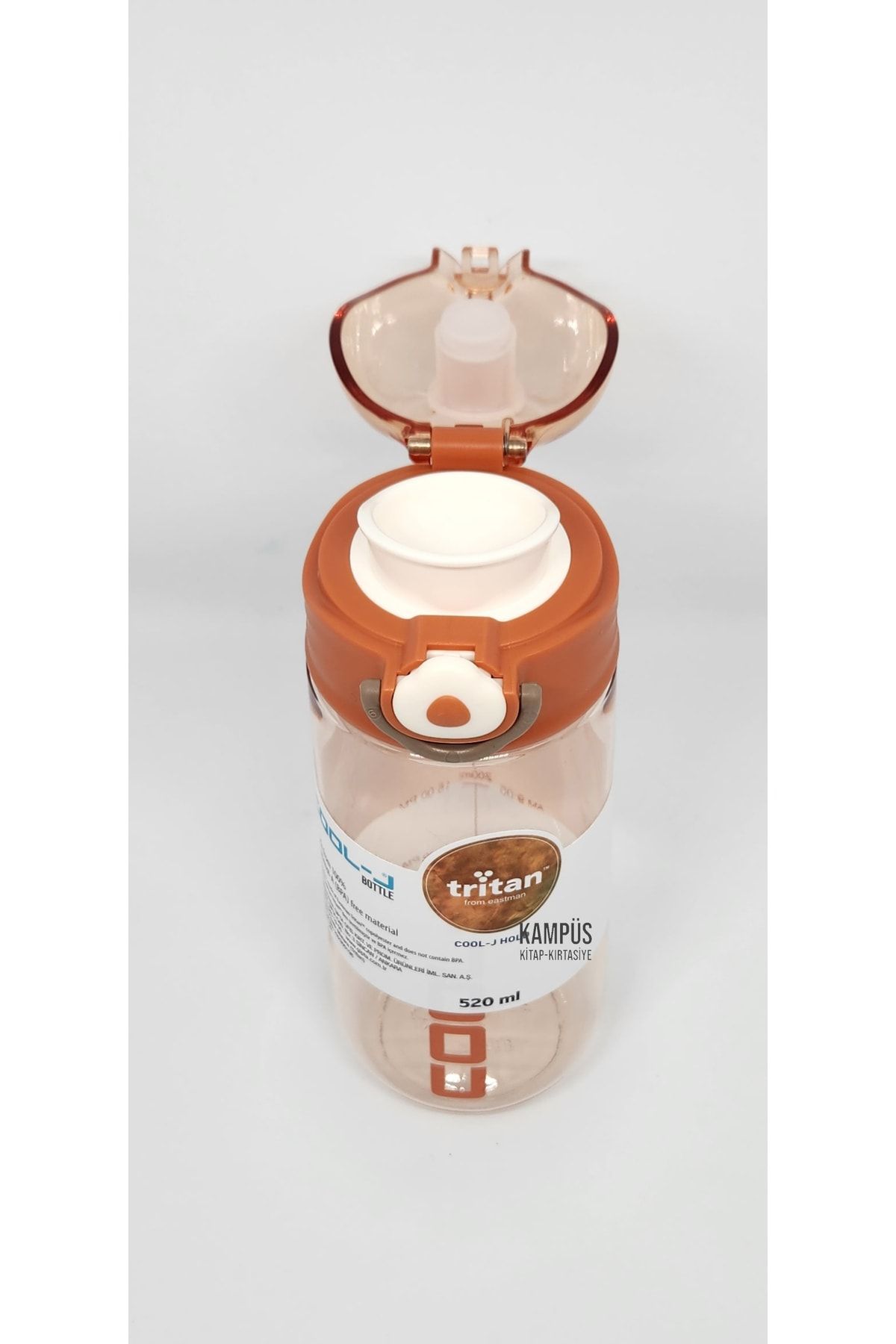 Gıpta-Cool-J Hold 520ml Brown Hanging Lockable Tritan K7553 Flask 2