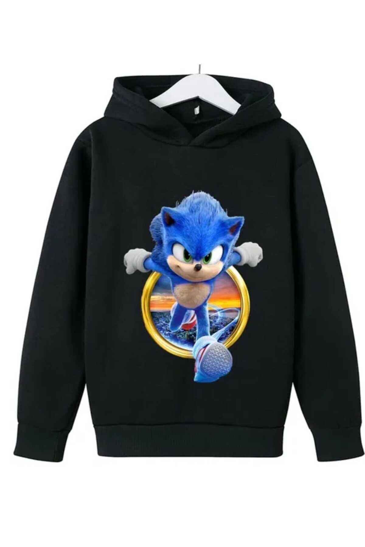 سویشرت پسرانه مشکی BENQE KİDS | BNGSNC1000000 اورجینال - تصویر 2