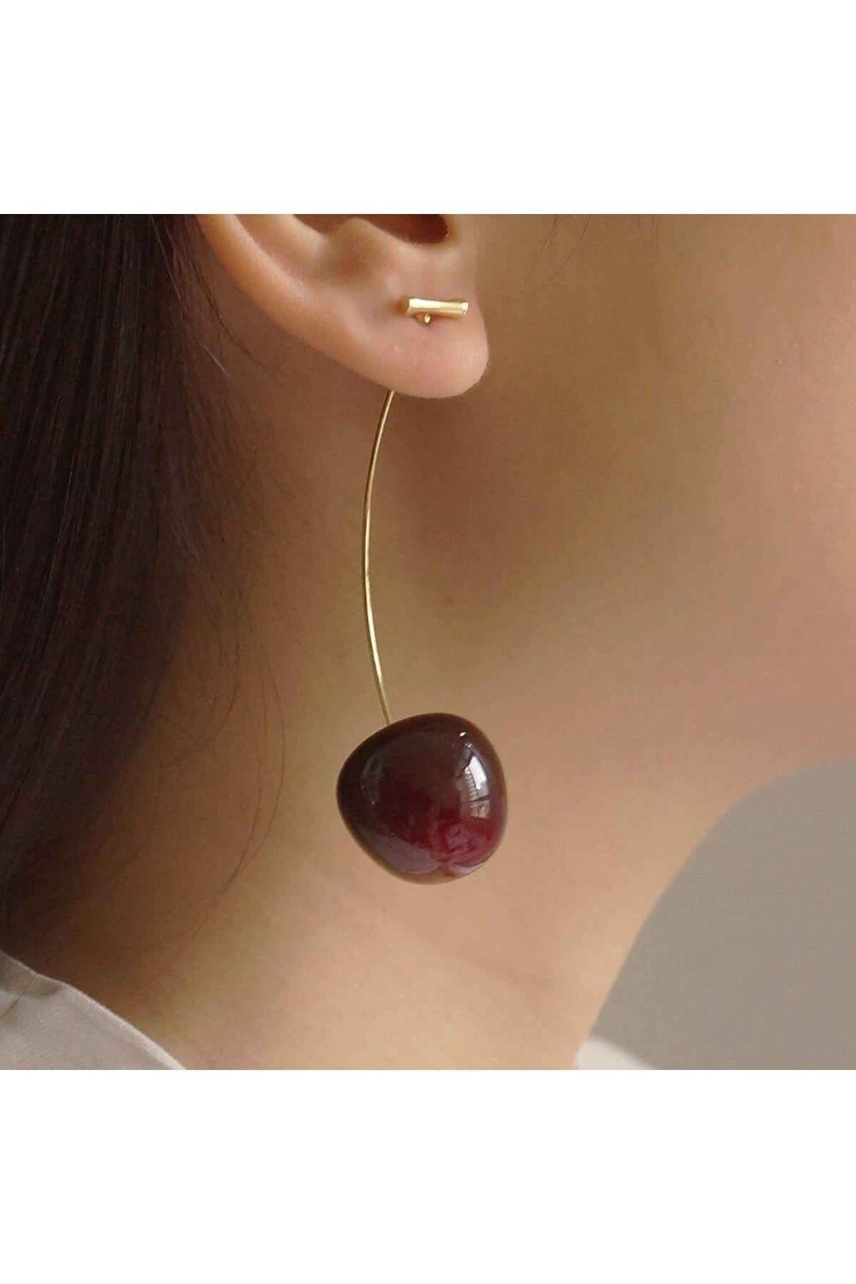 Gabi the store label cherry earrings