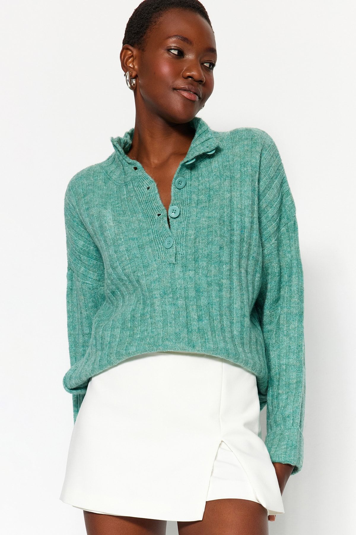 Mint green sweater womens online