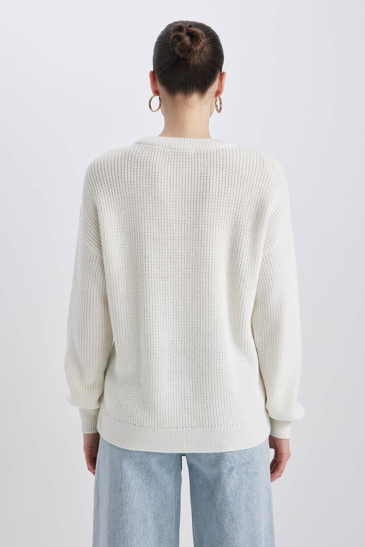 بافت زنانه دفاکتو | H6905AZ23WN Defacto - Image 6