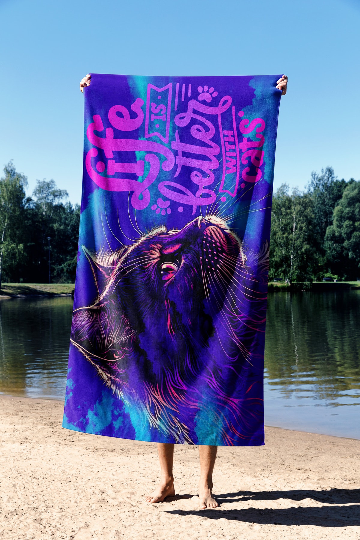 Essential Towel Madaline Mikrofiber Teknolojisi Ile Üretilen Hafif Ve Kum Tutmayan Plaj Havlusu – 75x130 – 90x150 Cm