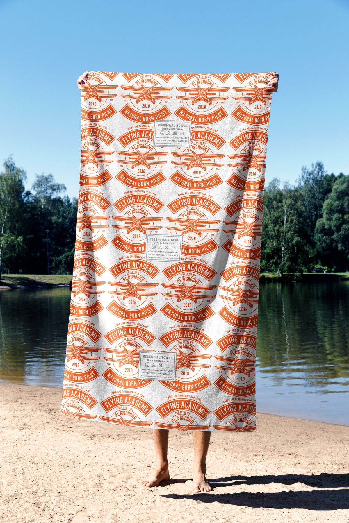 Essential Towel Madaline Lightweight and Sand Repellent Beach