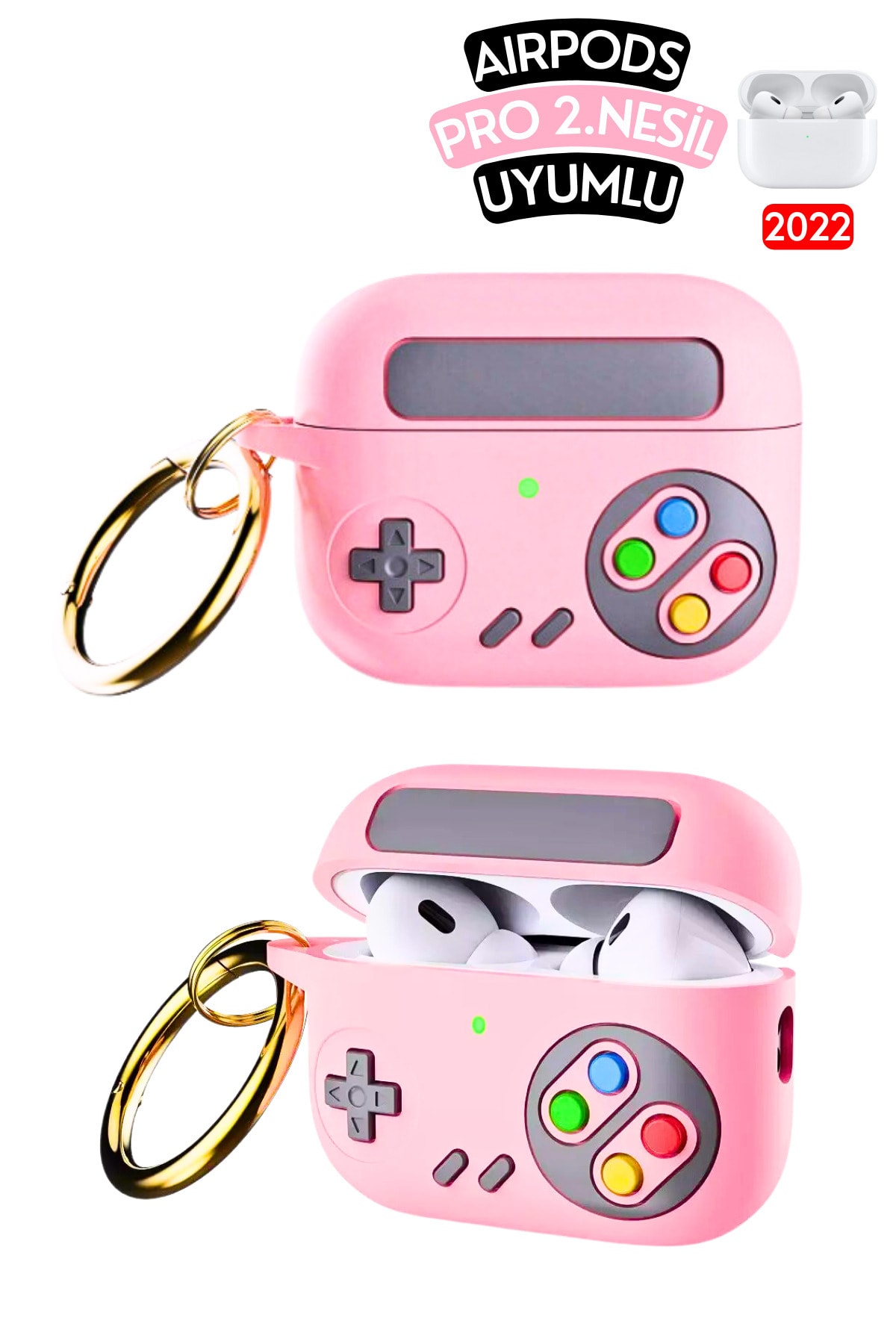 Pro 2nd Generation Compatible Gaming Console Shaped Headphone Case, Bag Ring Nintendo Gameboy MagSafe Case