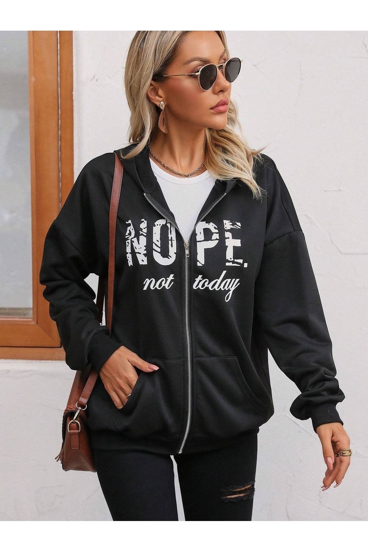 Black hooded cardigan with pockets hotsell
