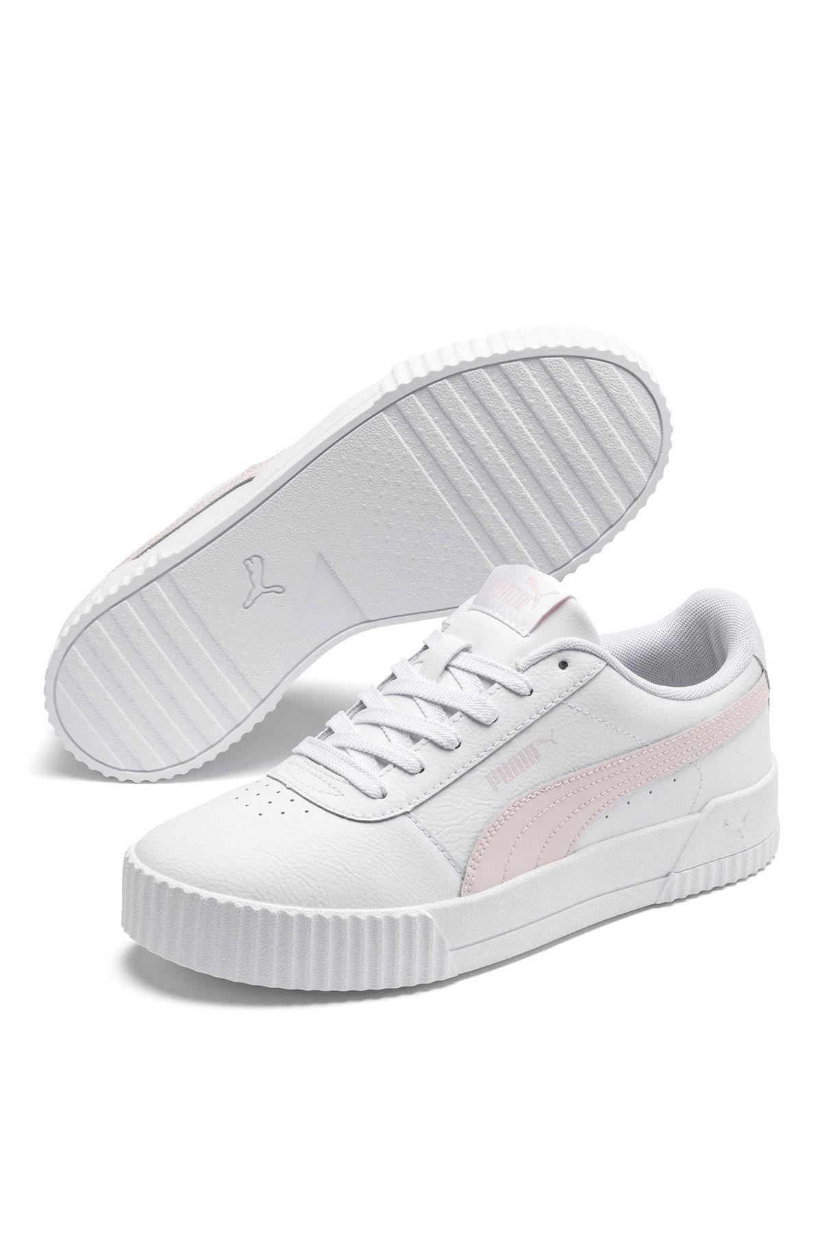 Puma White Women s Lifestyle Shoes 37032510 Carina L Trendyol