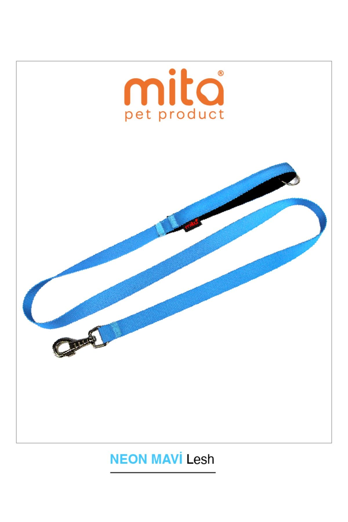 Dayanıklı Köpek Gezdirme Tasması/kayışı 120cm Turkuaz