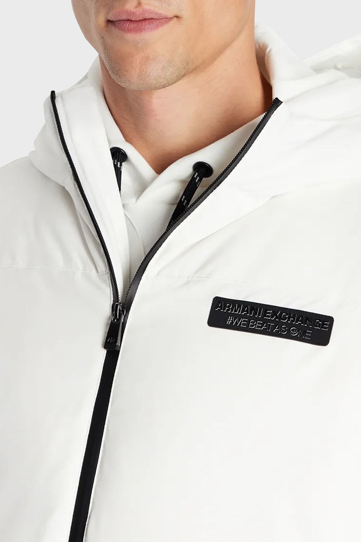 Armani white coat on sale