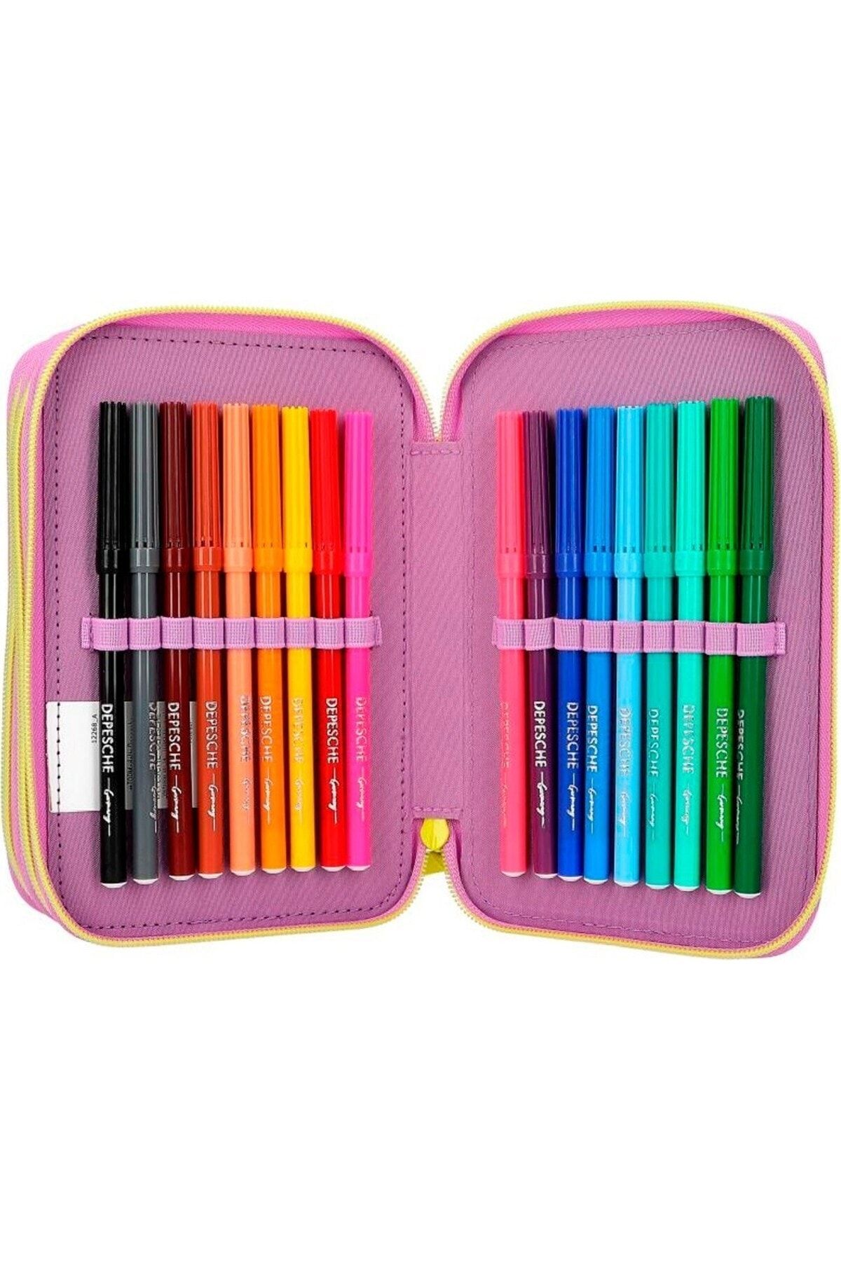 Top Model-Three Compartment Pencil Case with Applique on the Front 412268 5