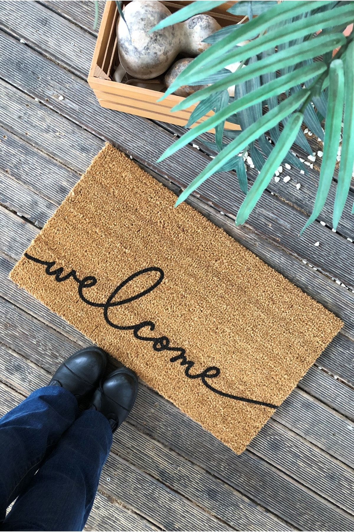 LAMONETA-Simple Welcome Doormat / Simple Welcome Door Front Koko Mat 2