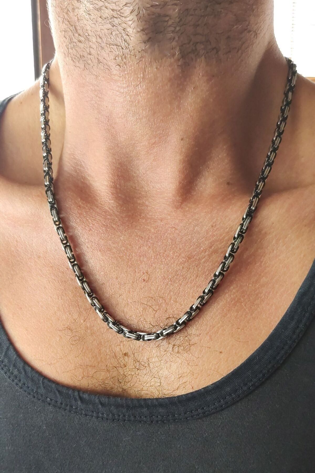 Silver chain for store jewelry making