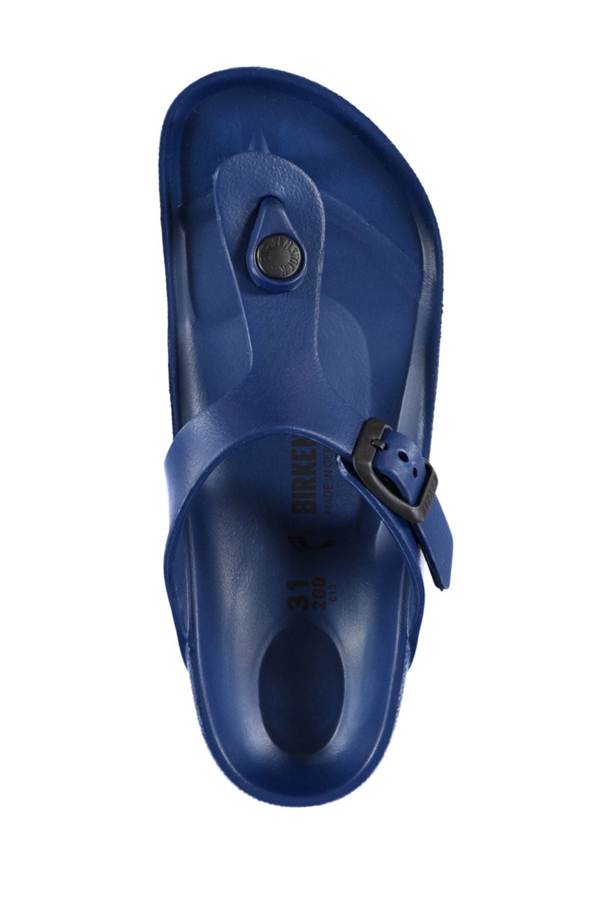 دمپایی آبی دخترانه و پسرانه بچگانه یونیسکس Kids Gizeh Eva Navy Blue Slippers 128413 Birkenstock